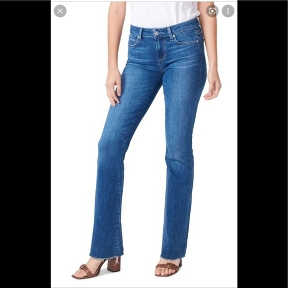 Levi’s 515 Boot Cut Cotton/Spandex Medium Wash High Rise Raw Hem Jeans Size 8 - Picture 12 of 14